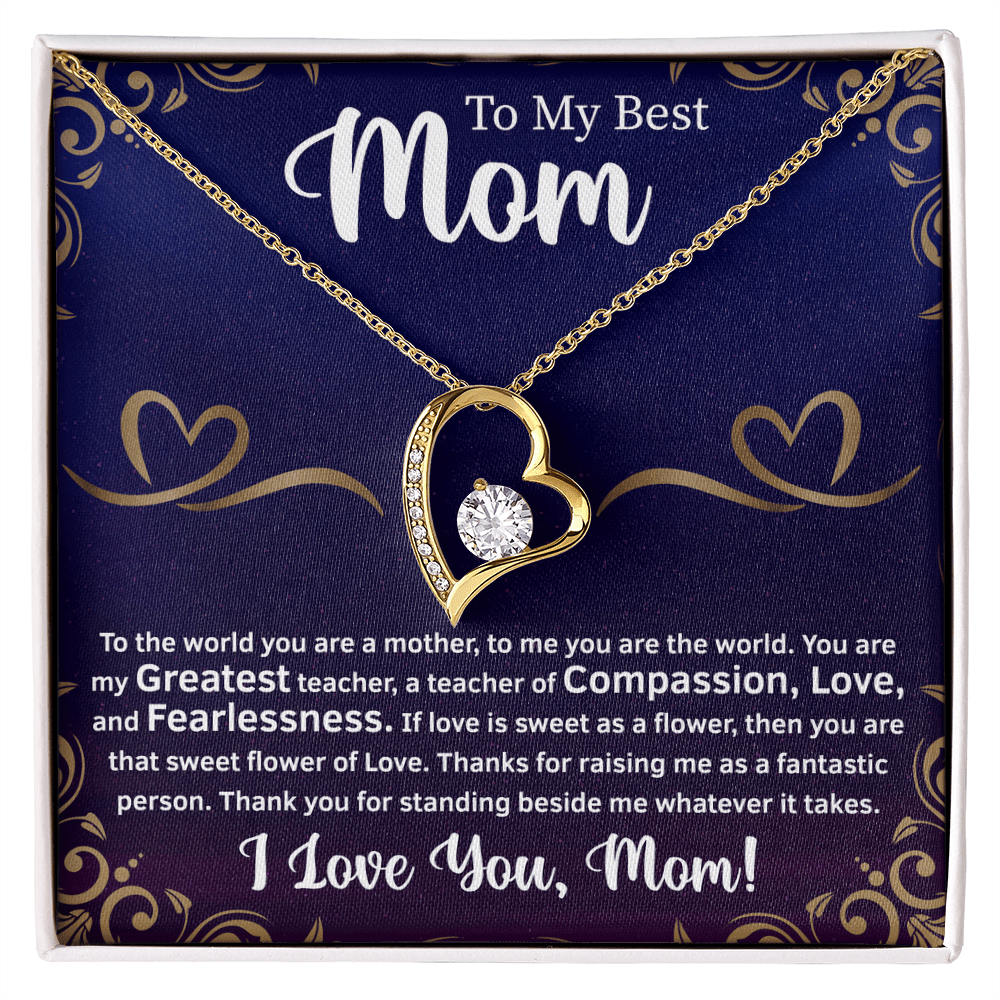 To My Mom Necklace From Son Gifts For Mom From Son - Necklace For Mother From Son, Jewelry Gifts for Mother s Day, Christmas Gift Ideas for Mom - Beauty Belliss